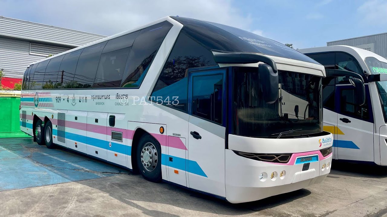 งานเปิดตัวรถโดยสารรุ่นใหม่ สมบัติทัวร์ Scania Euro5 ที่ศูนย์บริการลูกค้าสุคนธสวัสดิ์
