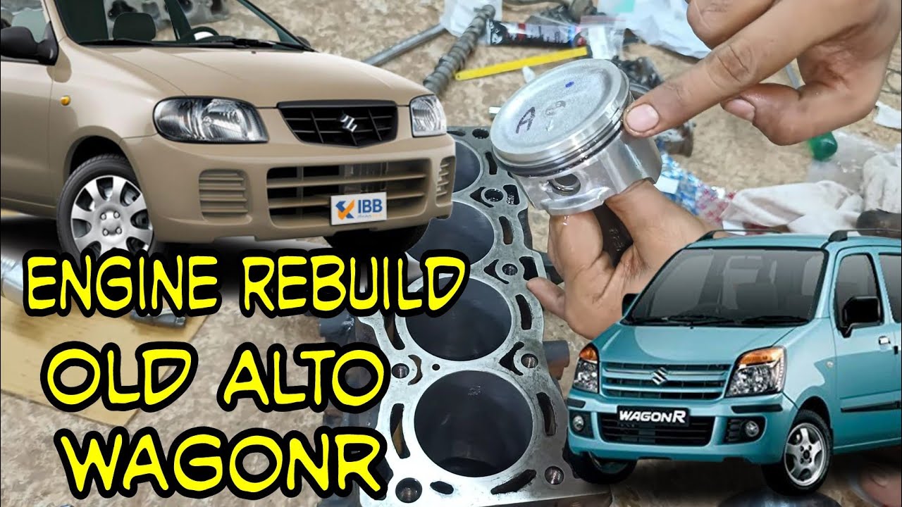 Alto,Wagonar Old Engine Rebuilt || Crank & Piston Installation Part -1