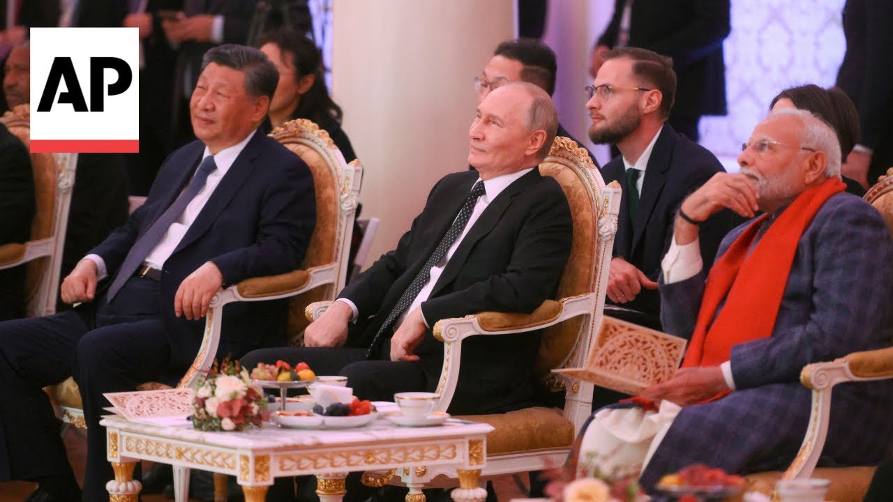 Putin hosts China&rsquo;s Xi Jinping and India&rsquo;s Narendra Modi for BRICS summit in Russia