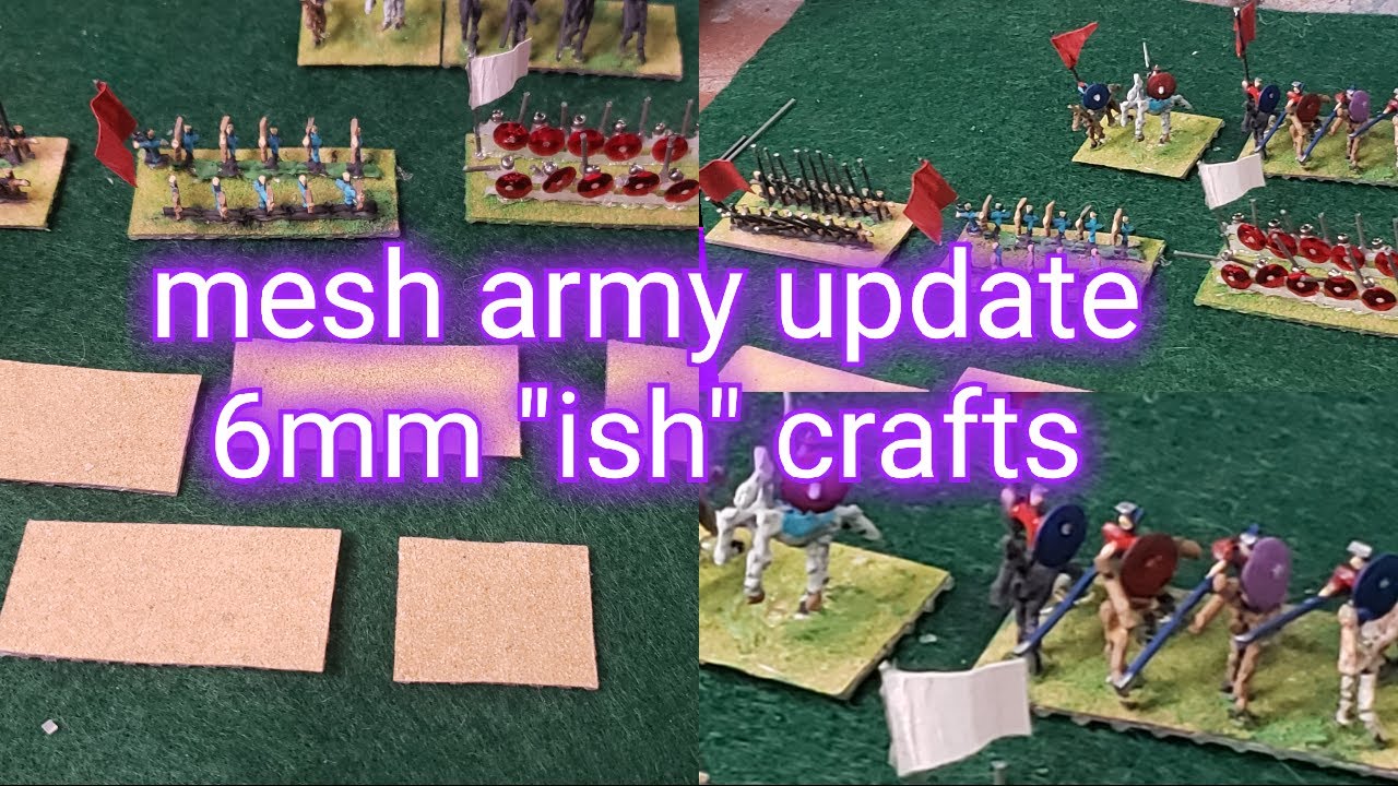 mesh army update interesting 6mm crafts for gaming