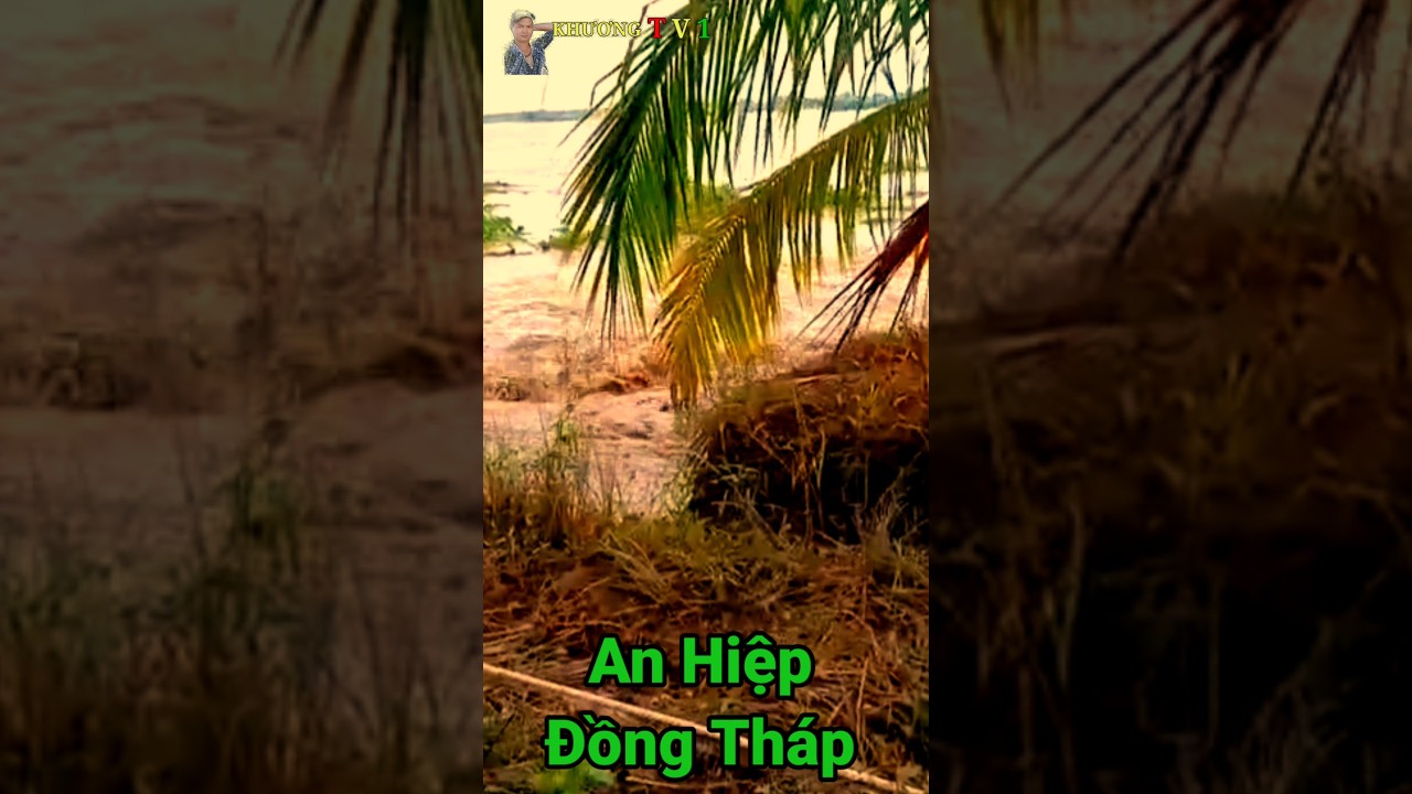 Cận cảnh sạt lở đất kinh ho&agrave;ng an hiệp đồng th&aacute;p | khương tv1