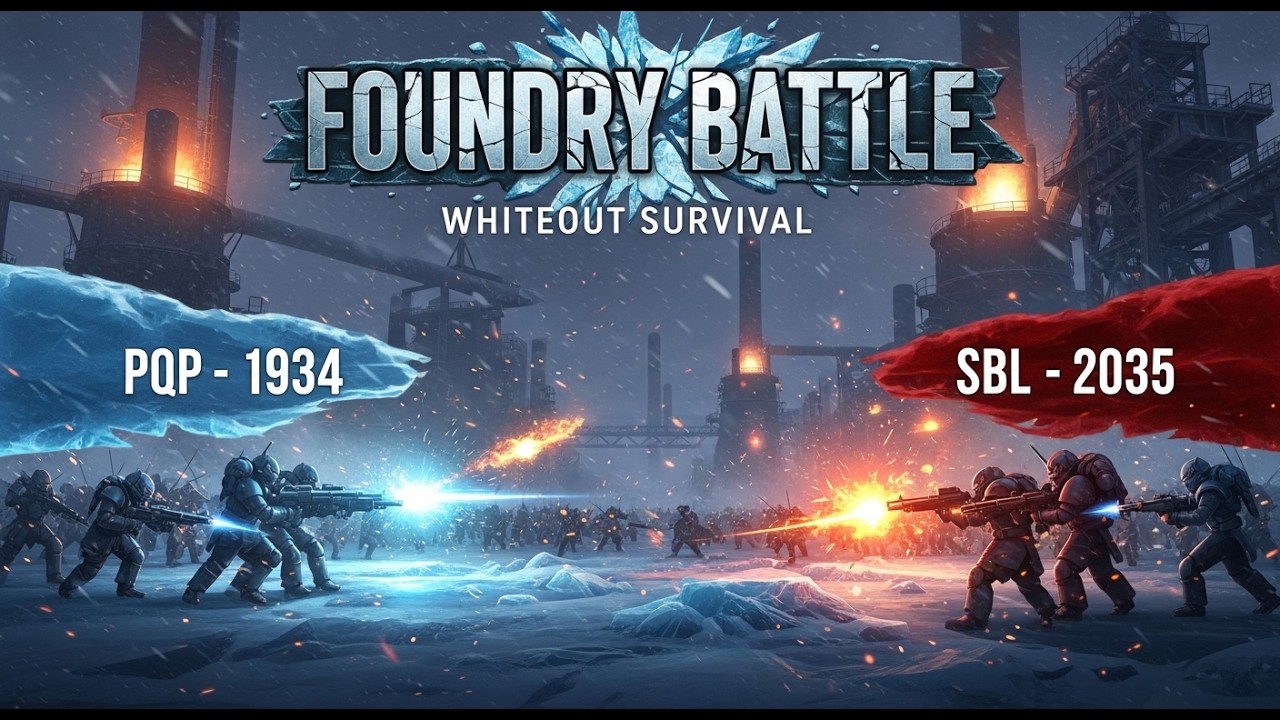 Foundry Battle! | 1934 PQP vs 2035 SBL | TOTAL Domination!!! | Whale Gameplay | [Whiteout Survival]