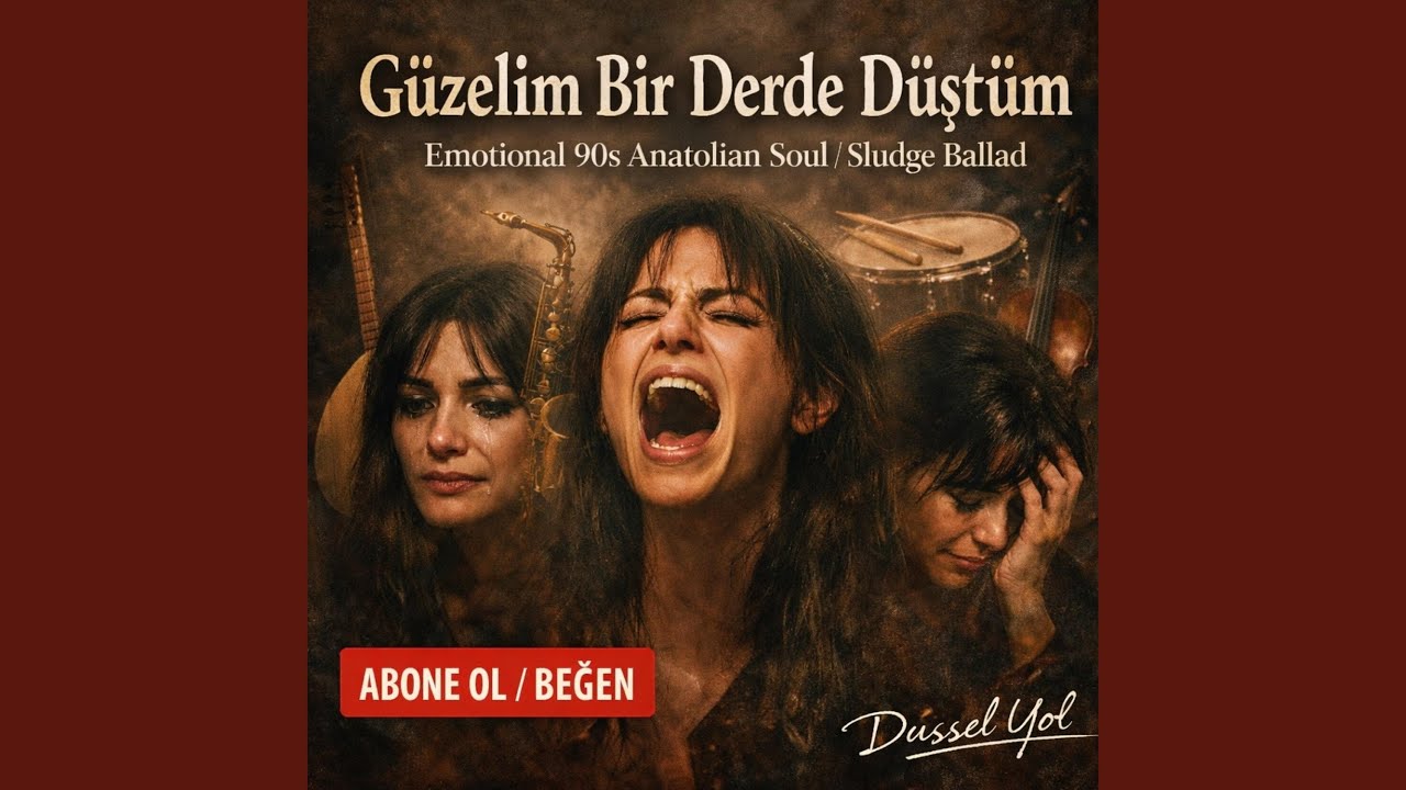 güzelim bir derde düştüm – emotional 90s anatolian soul / sludge ballad