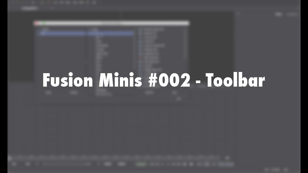 Fusion Minis #002 - Toolbar [GER]