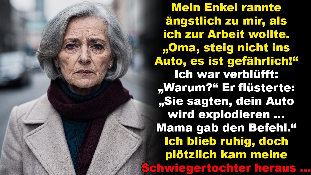 Mein 7-jähriger Enkel hörte die Wachen Chinesisch reden und warnte mich, nicht ins Auto zu steigen.