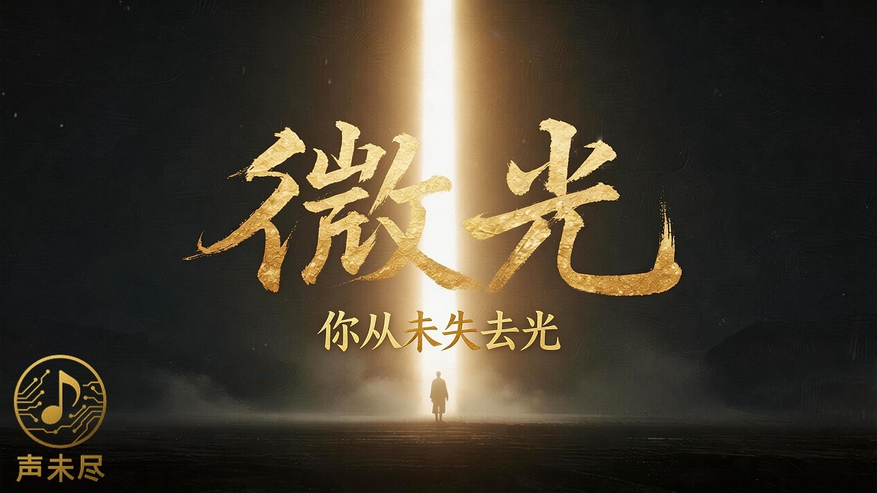 一首溫柔療癒的佛曲『微光，獻給仍在黑暗中尋找出口的你｜聽到最後你會被光抱住｜聲未盡｜Healing Buddhist Music #佛曲 #心靈療癒 #治癒音樂