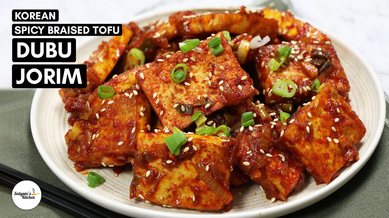Dubu Jorim (두부조림) : Korean Spicy Braised Tofu