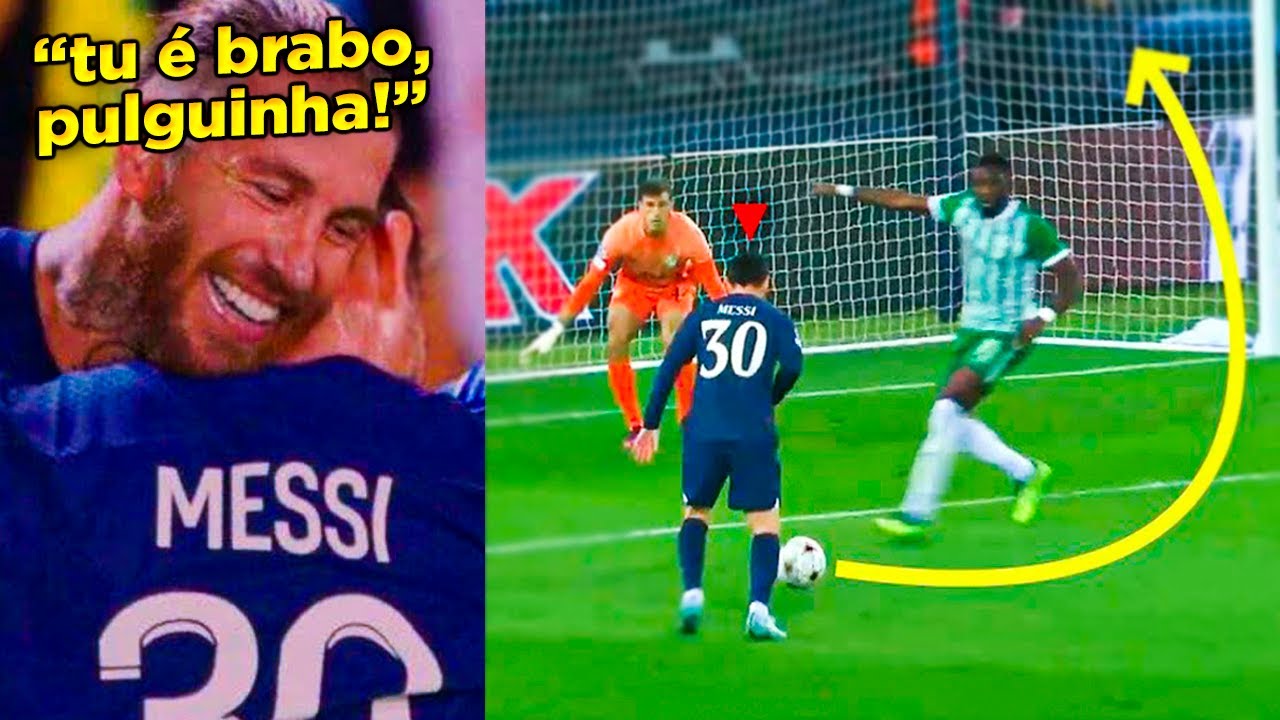 ATÉ O SERGIO RAMOS SE RENDEU A MESSI!! MESSI FAZ MAIS DOIS GOLAÇOS E NÃO PARA, RUMO A BOLA DE OURO!