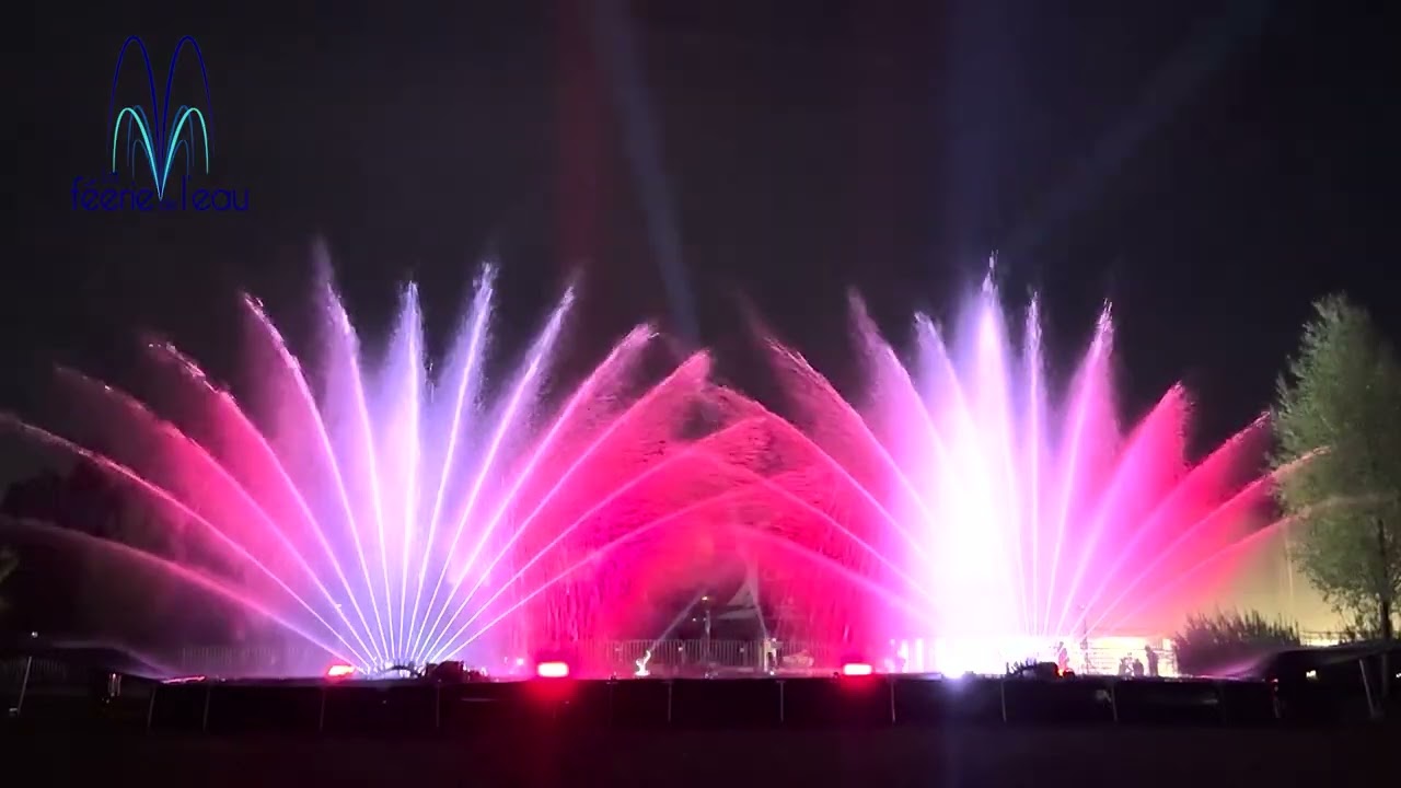 SHOW AQUATIQUE DE FONTAINES LUMINEUSES, SPECTACLE D'EAU - LA FÉERIE DE L'EAU