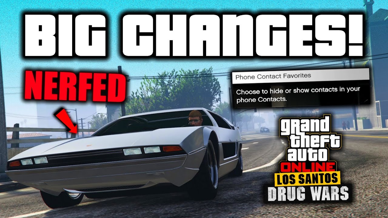 GTA Online: BIG Changes In The Los Santos Drug Wars DLC! (Toreador Nerf, Stirling GT Fix, and More)