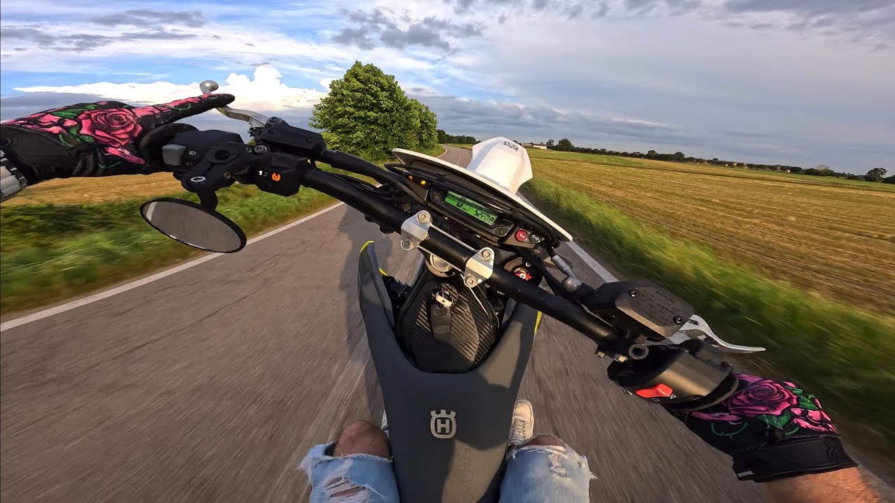Husqvarna 701 fmf | pure sound | GoPro wheelie pov