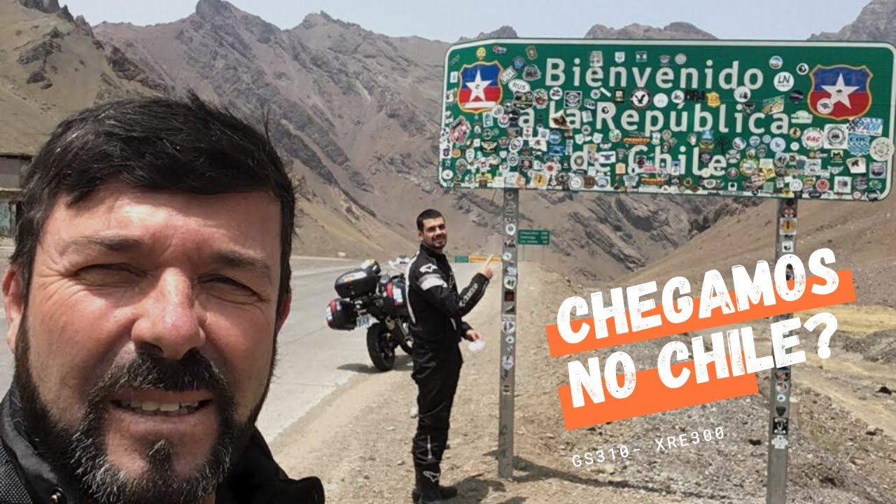 Viagem ao Chile GS310 XRE300 - Foi essa a primeira coisa que fizemos no Chile! #9