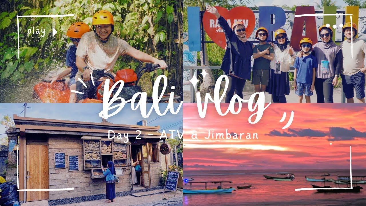 Bali Trip 2025 Day 2: Breakfast, ATV Ride, & Tubing in Ubud, Sunset Seafood Dinner in Kelan Beach
