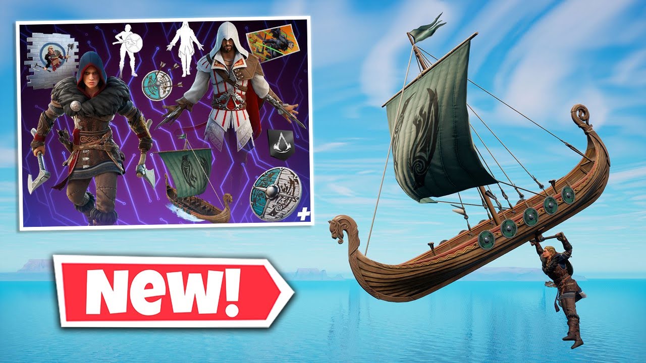 New TALES FROM THE ANIMUS Bundle in Fortnite! (Assassin's Creed Skins)