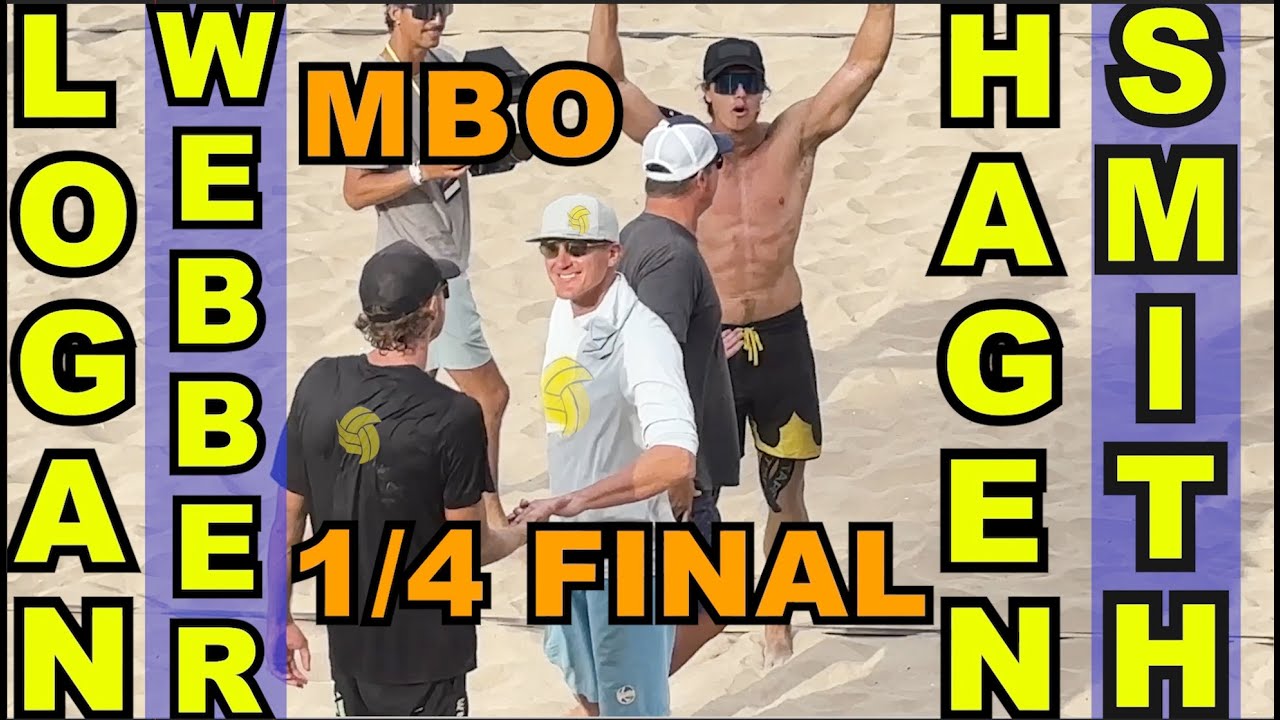 Logan Webber Hagen Smith Phil Dalhausser Avery Drost 2023 Manhattan Beach Open #beachvolleyball
