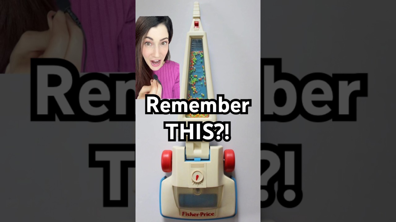 Fisher Price Vacuum from the 90&rsquo;s | #90s #nostalgia