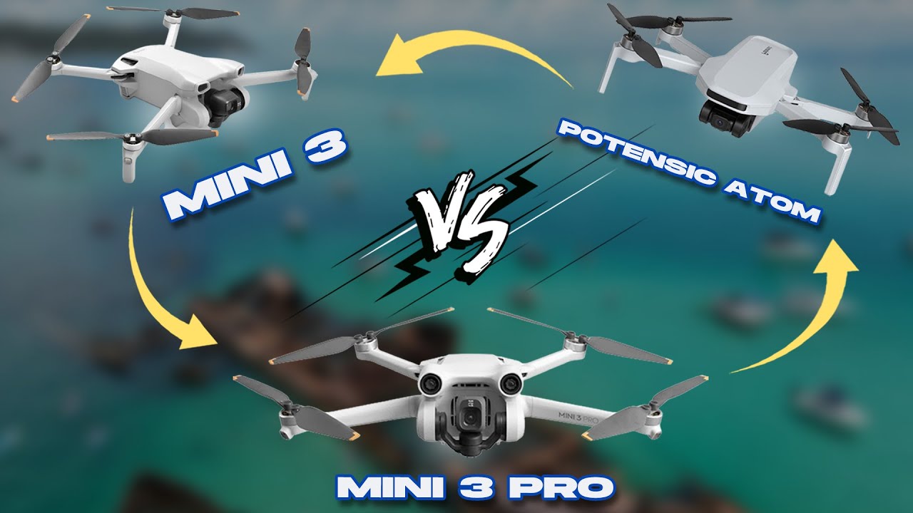 Potensic Atom против DJI Mini 3 Series: подробное сравнение мини-дронов