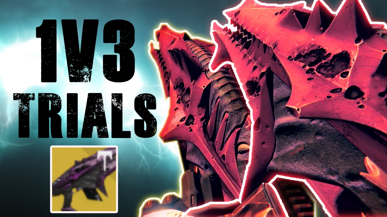 1v3 Trials w/ Smite of Merain (Adept) i love this gun | Destiny