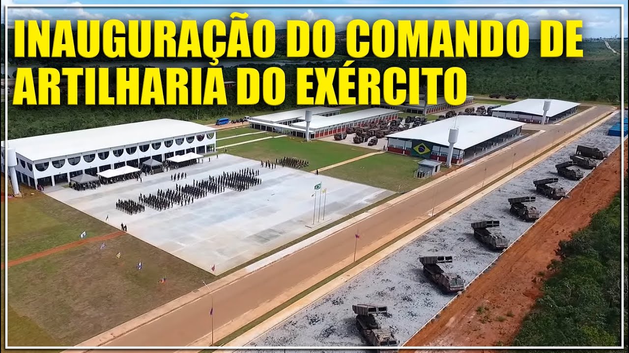 Exército Inaugura Comando de Artilharia
