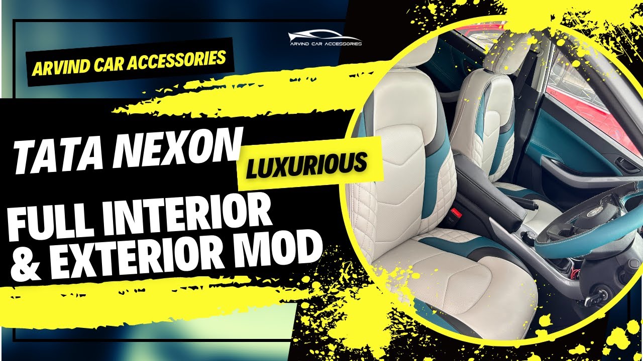 🔥Tata Nexon Modified 2023 | Luxury Interior Upgrades #nexon | கார் பாகங்கள்