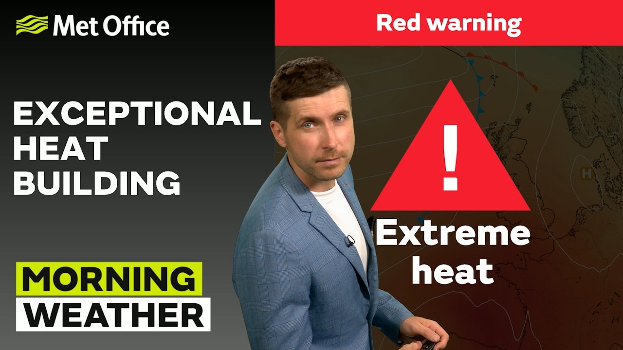 23/06/2026 - Hot and humid conditions continue - Morning Weather Forecast UK &ndash; Met Office Weather