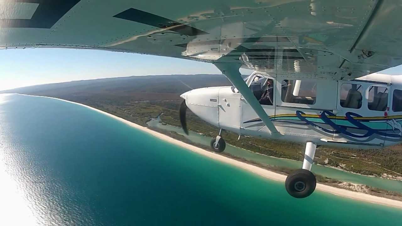 Air Fraser Island flight from Hervey Bay to Orchid Beach