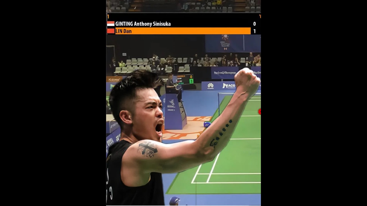 【高清修复】仿佛重返巅峰！林丹 vs 金庭 - 2019新西兰公开赛 #羽毛球 #林丹 #金庭 #男单