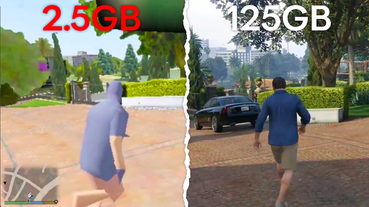 What Happens If You Play GTA 5 After Reducing Its File Size By 99%?