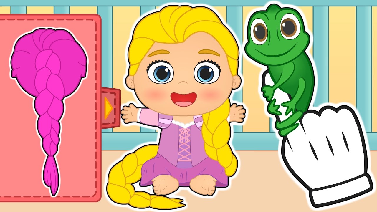 BEBÊ LILY 👸 Disfarce da Princesa Rapunzel