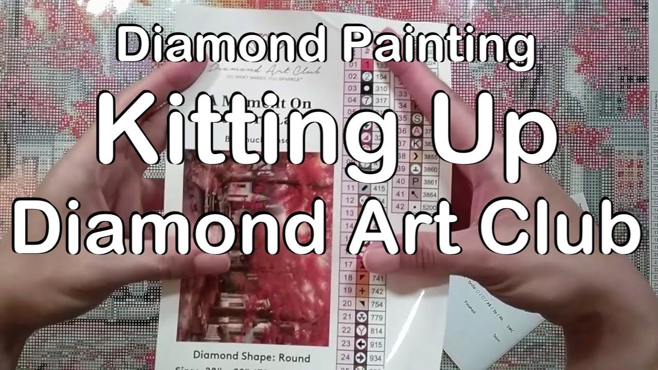 Diamond Painting Kitting Up - Diamond Art Club | A Moment on Memory Lane by Chuck Pinson
