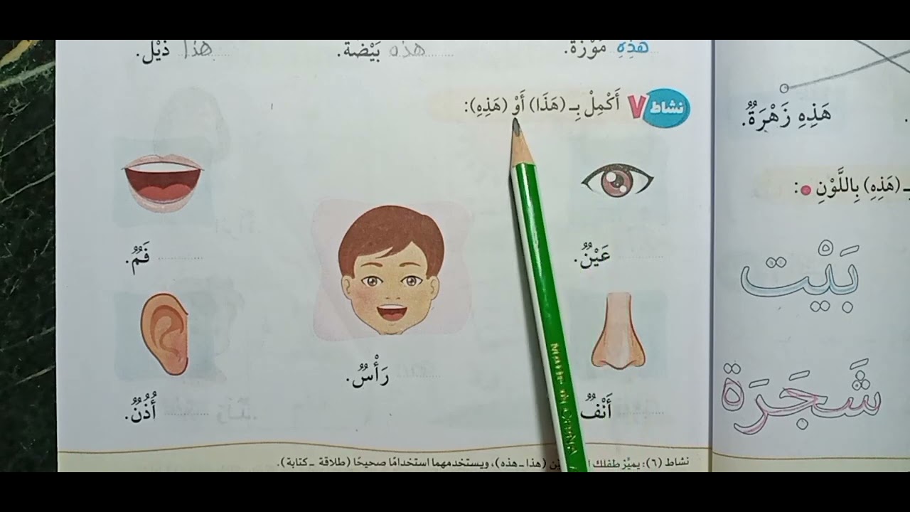 أسماء الإشارة هذا - هذه صف أول ابتدائي ترم الثاني وتدريبات سلاح تلميذ 2023 ذاكر لأبنائك