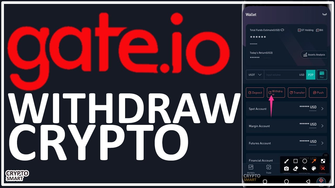 Gate.io Exchange Tutorial - Withdraw Any Crypto USDT, BTC, BNB, FTM | Low Fees
