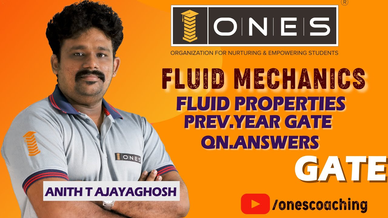 Fluid Mechanics | Fluid Properties | Previous Year GATE Questions and Answers Analysis