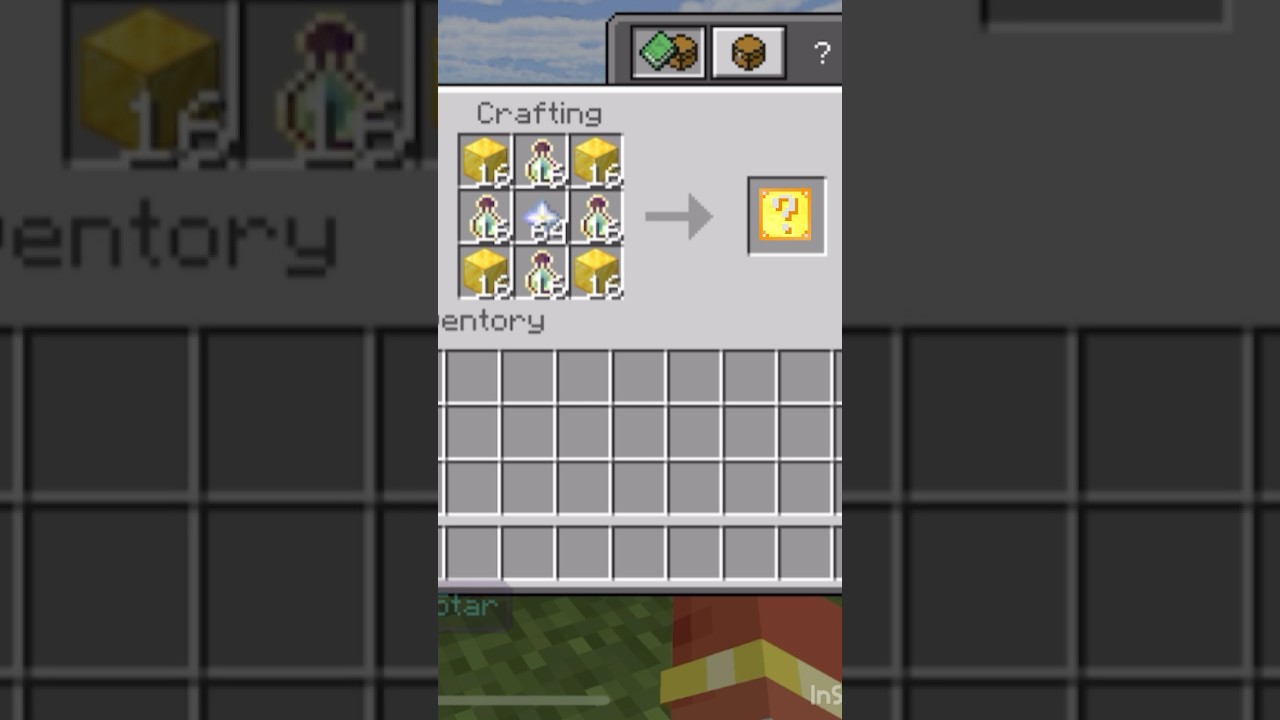 craft lucky block in minecraft #luckyblock #minecraft