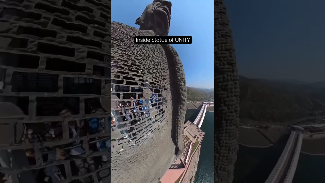 STATUE OF UNITY INSIDE VIEW #shorts