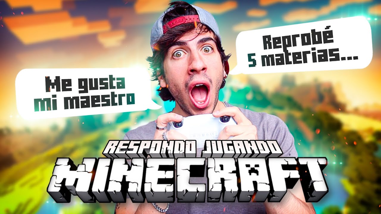 Doy Malos Consejos de SECUNDARIA Mientras Juego MINECRAFT
