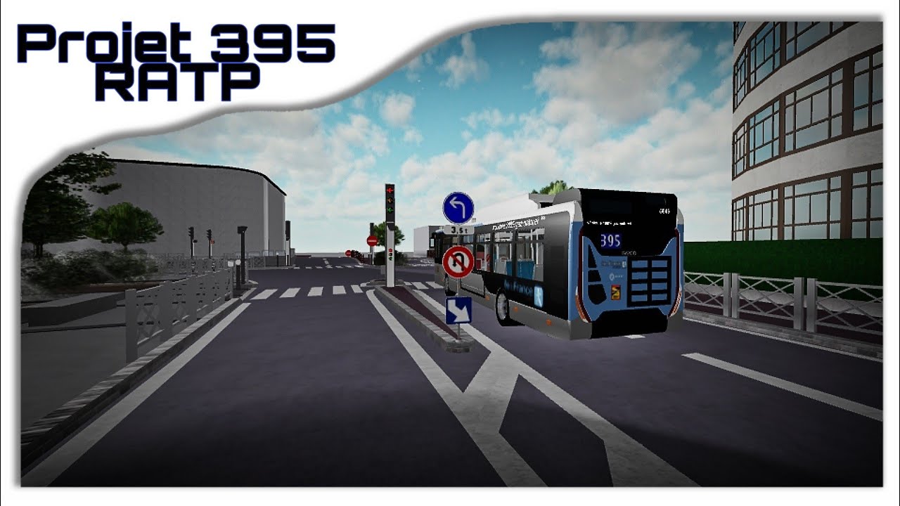 Ligne 395 | Project 395 RATP | Iveco Urbanway 12 GNV IDFM | Time Lapse | Roblox