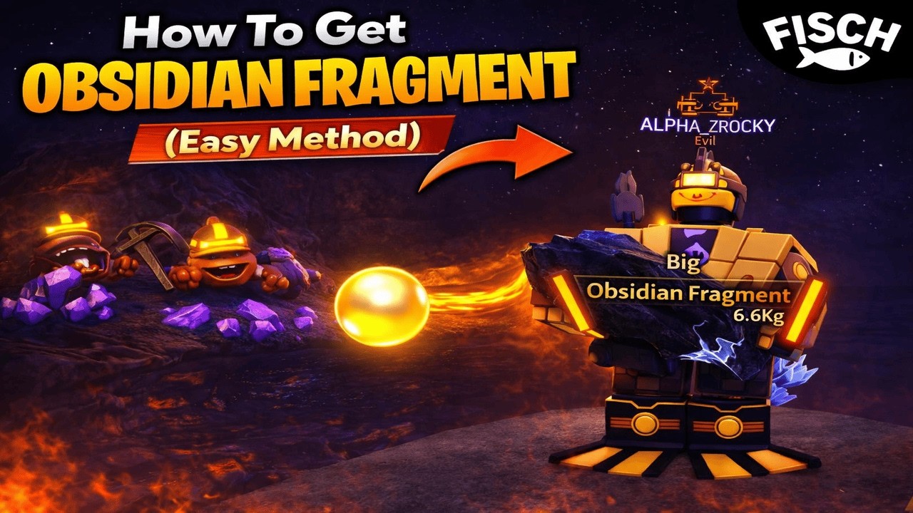 How To Get Obsidian Fragment FAST in Fisch! | FASTEST Way To Get Obsidian Fragment in Fisch!