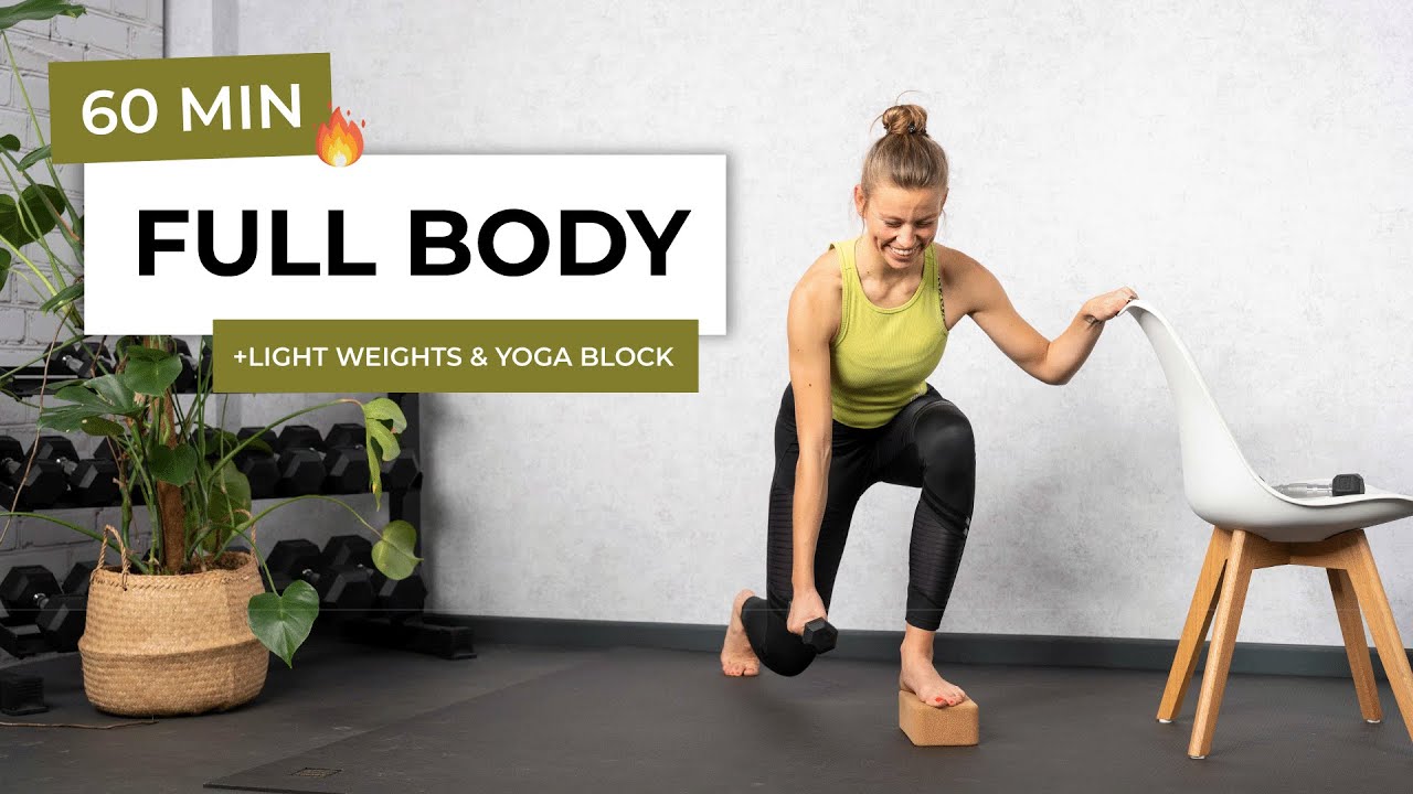 60-минутная интенсивная тренировка всего тела | Barre Sculpt с легкими гантелями