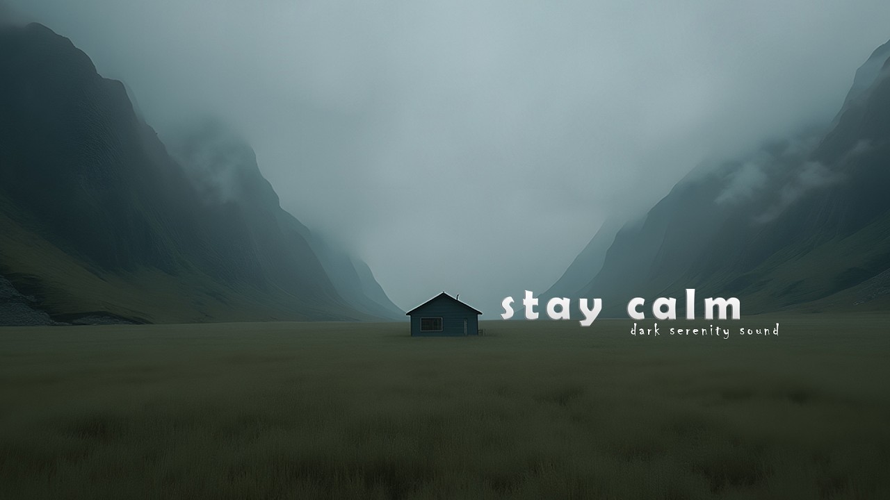 Be quiet, Keep calm with soft ambient.
