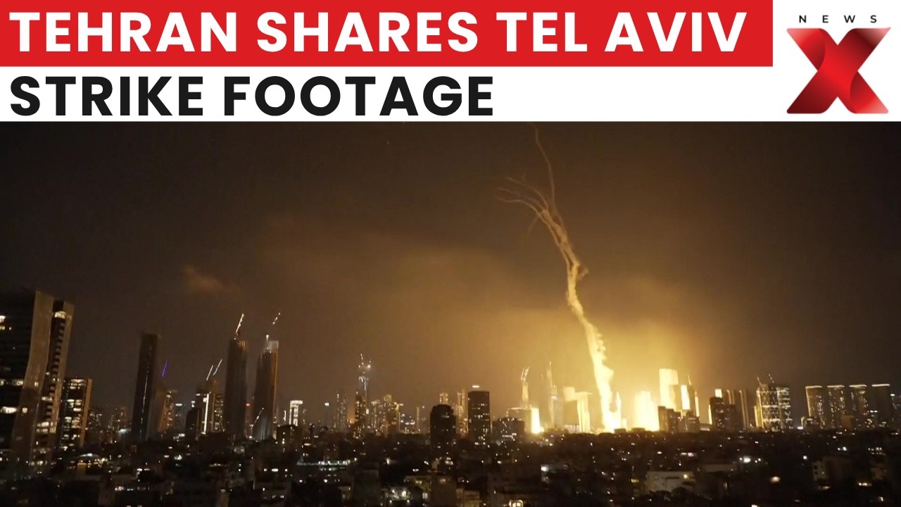 Iran-Israel War: Tehran Shares Tel Aviv Strike Footage as Both Sides Trade Threats | NewsX