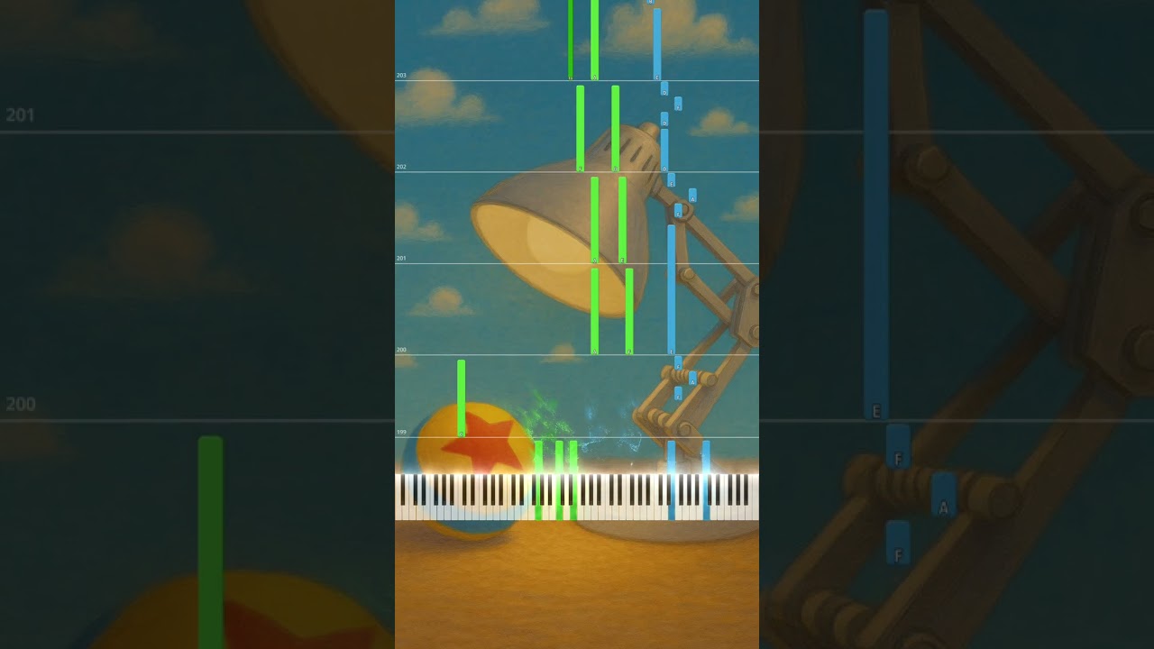 Pixar Medley - Pianotutorial