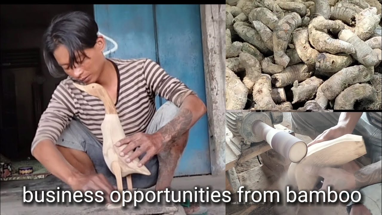 Business opportunities from bamboo crafts
