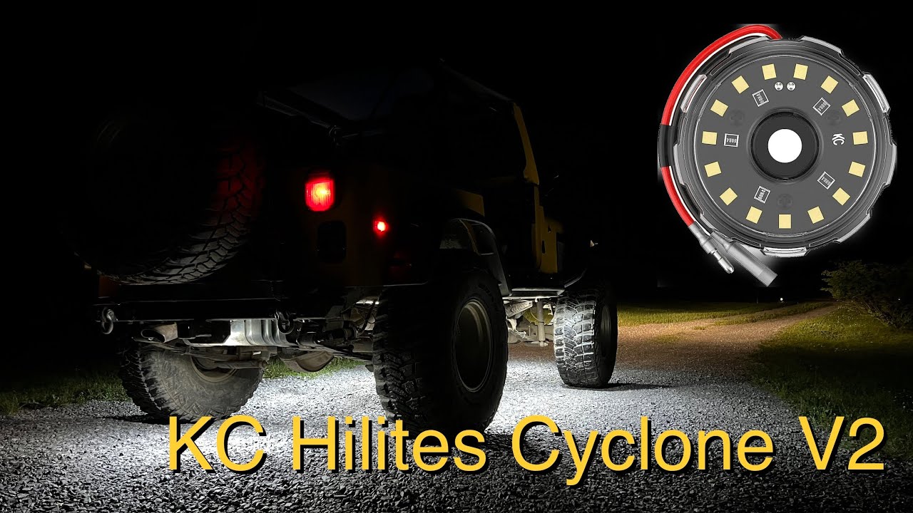 Фонари KC Hilites Cyclone V2 для Jeep CJ7 и TJ