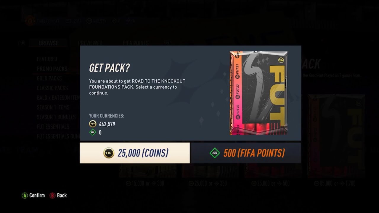 Road to the Knockout Foundations Pack!