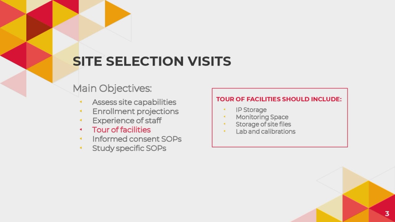 The Various Clinical Research Monitoring Visits Deconstructed