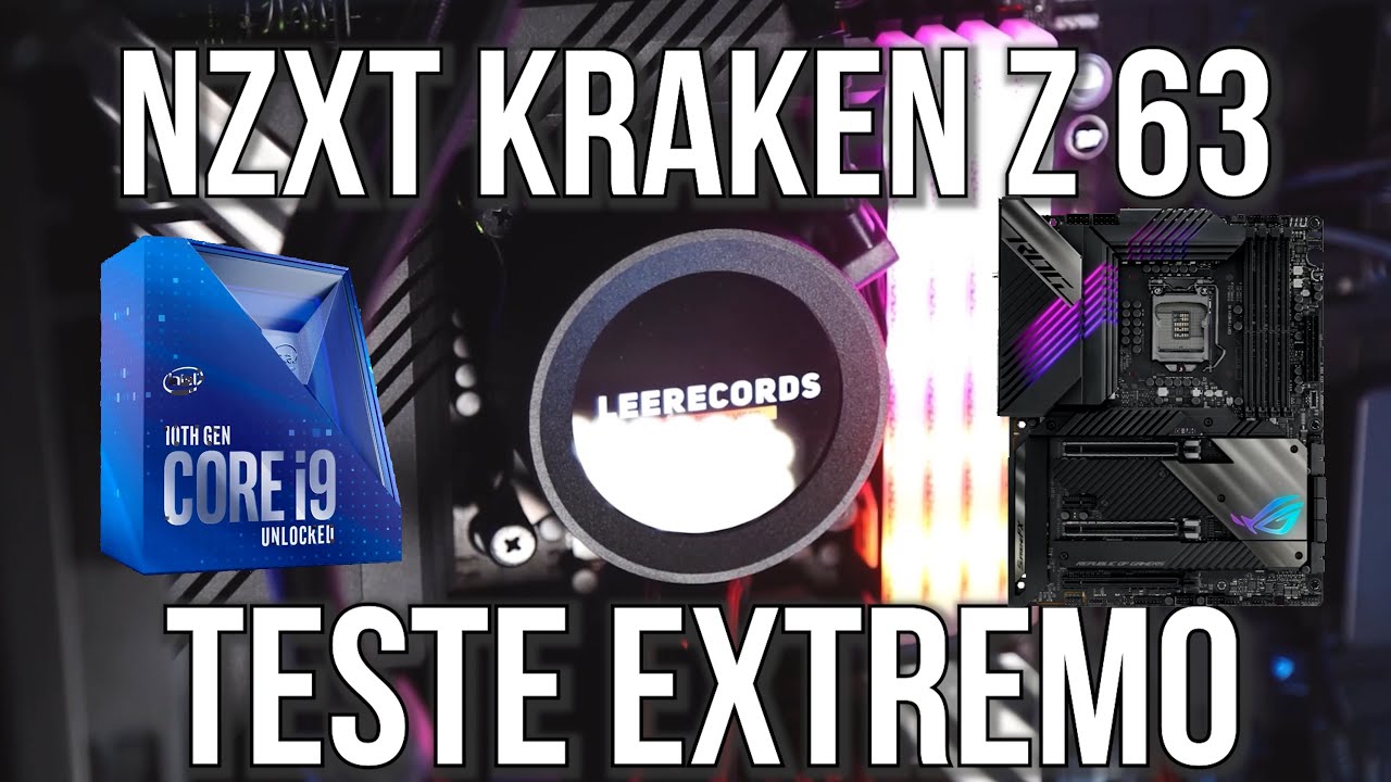 NZXT KRAKEN Z 63 TESTE EXTREMO | i9 10900k - NÃO COMPRE ESSE WATER COOLER !!!