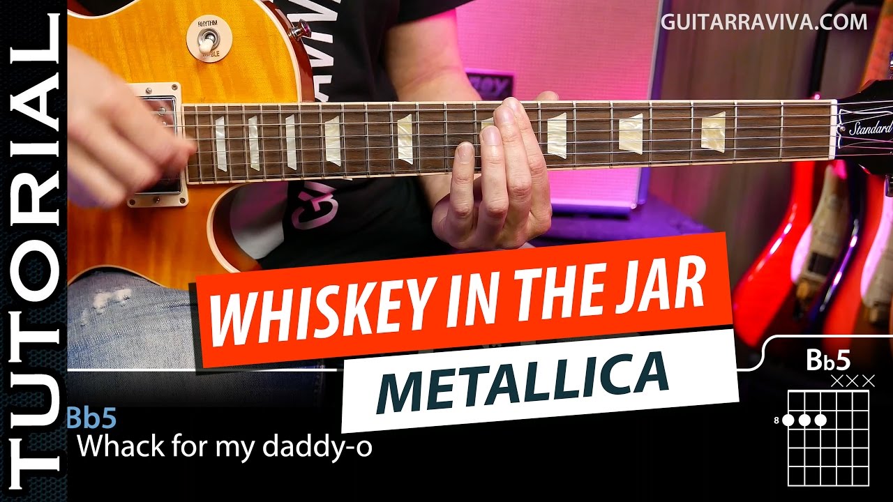 Cómo tocar Metallica Whiskey In The Jar en guitarra | Guitarraviva