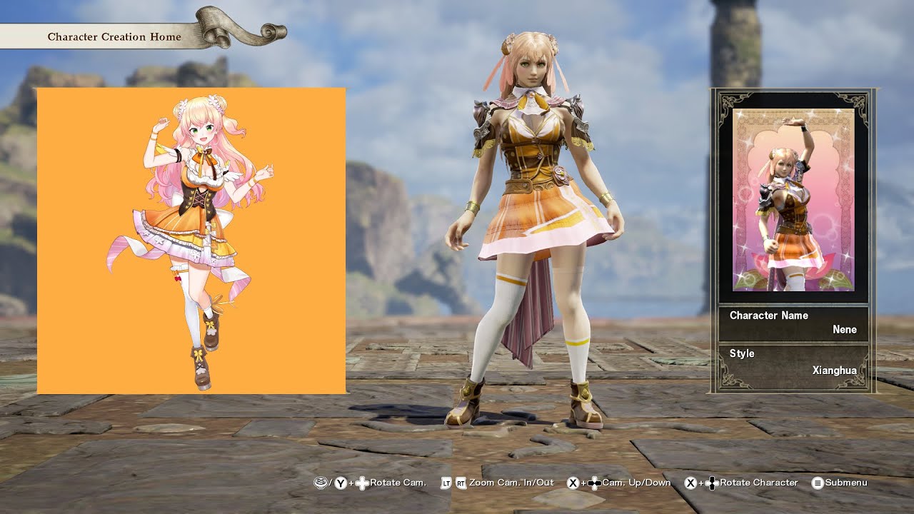 SoulCalibur 6; Momosuzu Nene (Hololive) custom character video guide by Zeno XC