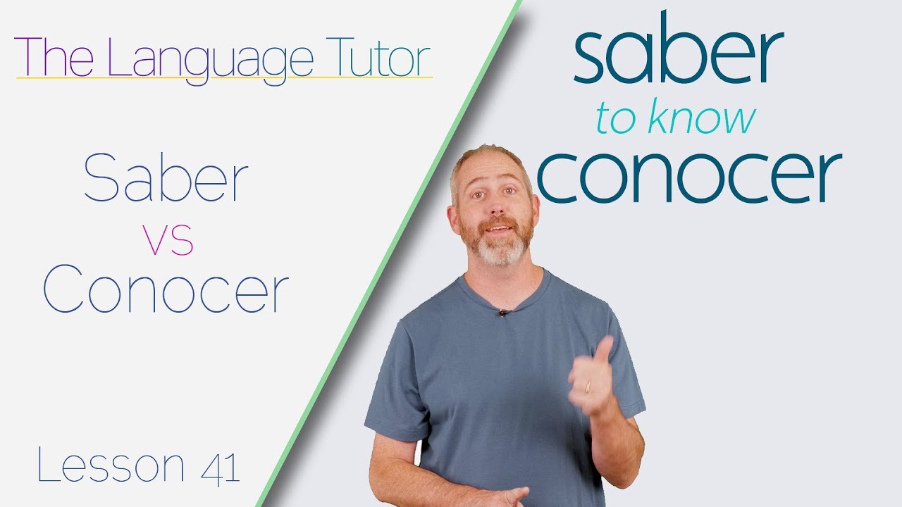 Когда использовать Saber или Conocer | The Language Tutor *Урок 41*
